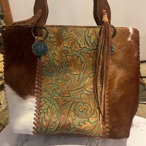 Western bag - real leather